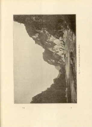 Fig. 8. Sortie des gorges de la Rivière Noire