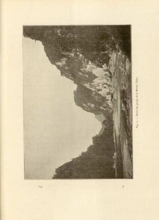 Fig. 8. Sortie des gorges de la Rivière Noire