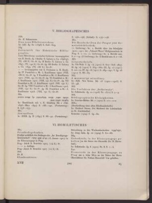VI. Homiletisches