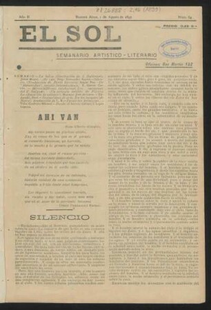 Ahí van : Para Alberto Ghiraldo