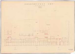 Auswärtiges Amt, Berlin-Mitte Umbau: Grundriss Erdgeschoss 1:200