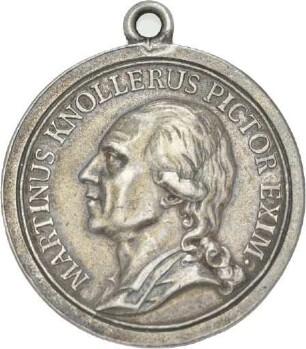 Medaille auf Martin Knoller aus dem Jahr 1785