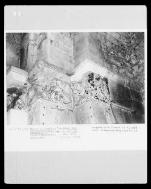 Figürliche Kapitelle — Balaam auf dem Esel; Opferung Isaaks