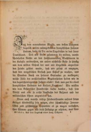 Aus dem Tagebuch eines französischen Offiziers in Mexiko