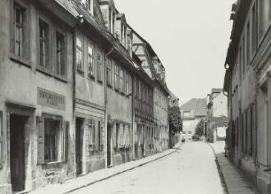 Rochlitz, Dresdener Straße, Ansicht von der Mulde