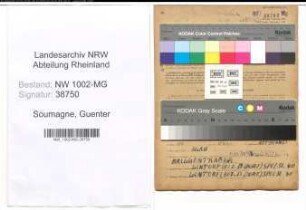 Entnazifizierung Guenter Soumagne , geb. 12.12.0000 (Kraftfahrer)
