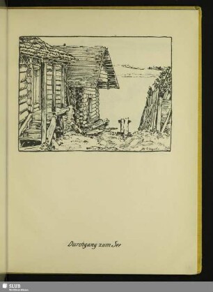 Durchgang zum See