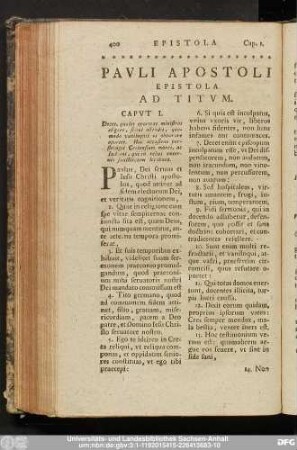 Pauli Apostoli Epistola Ad Titum.
