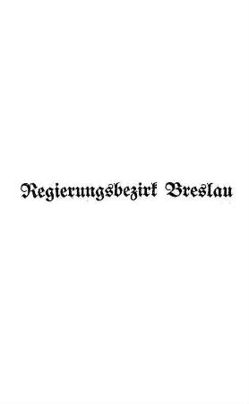 Regierungsbezirk Breslau