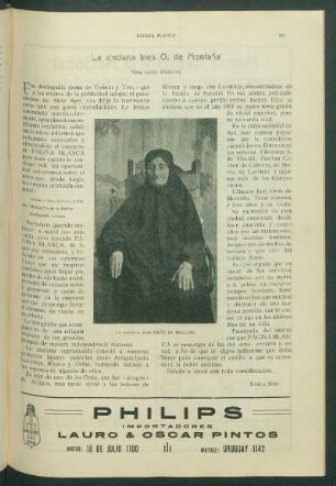 La anciana Ines O. de Montaña