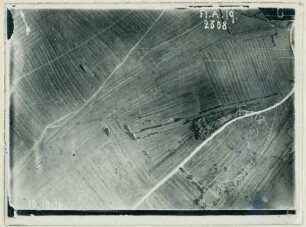 Foto des Geländes zwischen Hennemont und Ville-en-Woëvre (Luftbild)