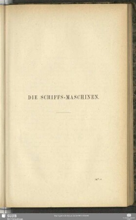 Die Schiffs-Maschinen