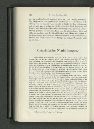 Ostasiatische Neubildungen.