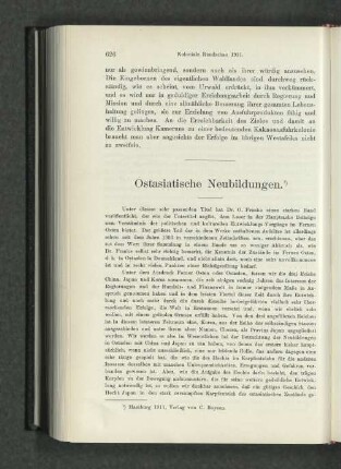 Ostasiatische Neubildungen.