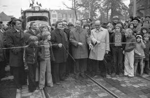 Einweihung der Nordbahn östlich der Nordweststadt