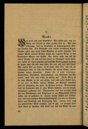 64-67, V. Macht