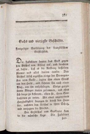 Sechs und vierzigste Geschichte - Fünfzigste Geschichte