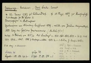 Eschwege - Reichens., Carl Ludw. Ernst