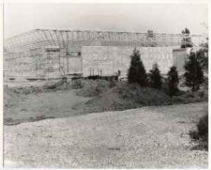 USA Pavillon, Zagreb: Ansicht Pavillon im Bau