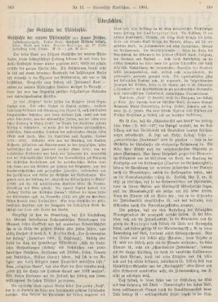 363-366 Zur Geschichte der Philosophie