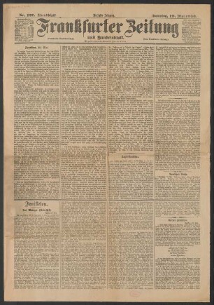 Frankfurter Zeitung und Handelsblatt. Nr. 137