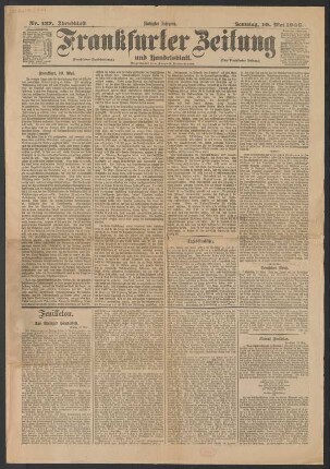 Frankfurter Zeitung und Handelsblatt. Nr. 137