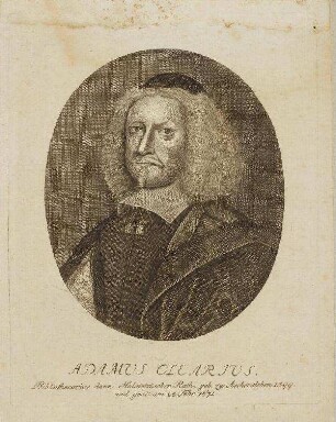Bildnis von Adam Olearius (1599-1671)