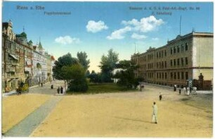 Riesa. Kaserne d. K.S. 6. Feld-Art.-Regt. No. 68 II. Abteilung