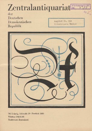 Nr. 954: Illustrierte Bücher