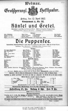Hänsel und Gretel