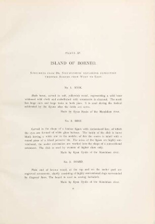 Plate XV. Island of Borneo. Specimens from Dr. Nieuwenhuis' exploring expedition through Borneo from West to East