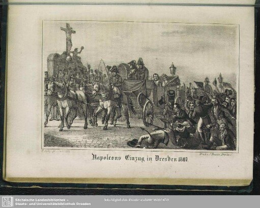 Napoleons Einzug in Dresden 1807