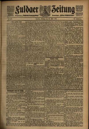 Ausgabe vom Montag, den 26. Juli 1909.