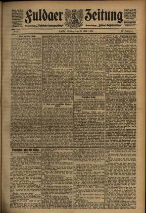 Ausgabe vom Montag, den 26. Juli 1909.