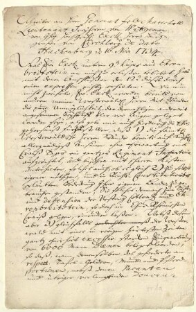 Eigenhändiger Brief mit Unterschrift