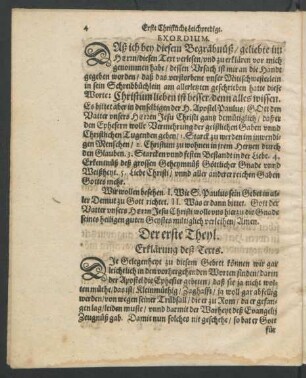 Der erste Theyl. Erklärung deß Texts.