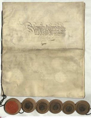 Landgraf Georg II. von Hessen-Darmstadt bekräftigt gegenüber seinem Nachfolger das Testaments-Kodizill zugunsten seines Statthalters, Geheimen Rat...