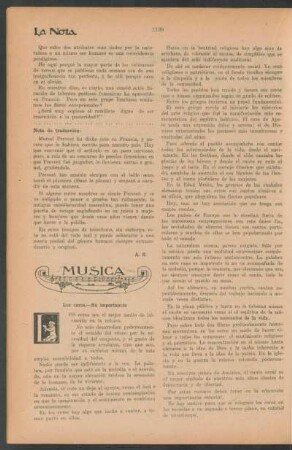 Música : Los coros. - Su importancia