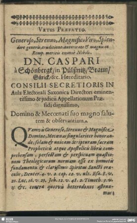 Vetus Praefatio