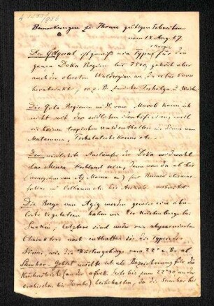 Handschriftlicher Brief von Schweinfurth an Heuglin