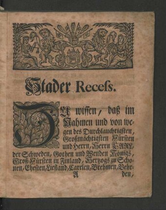 Stader Recess.
