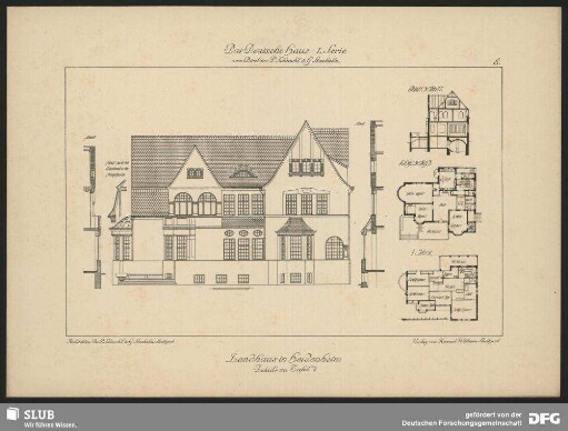 Landhaus in Heidenheim [Grundrisse, Aufriss]