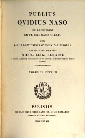 Publius Ovidius Naso, 6