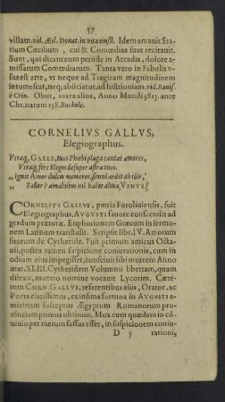 Cornelius Gallus