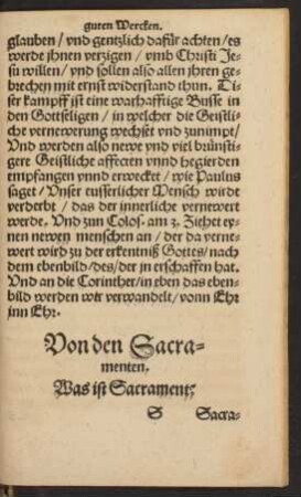 Was ist Sacrament?