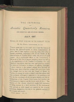 India in the Sixtieth Victorian Year.