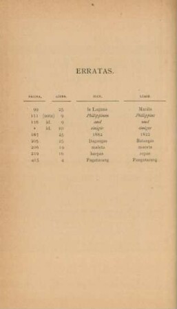 Erratas