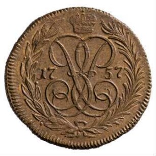 Münze, Denga, 1757
