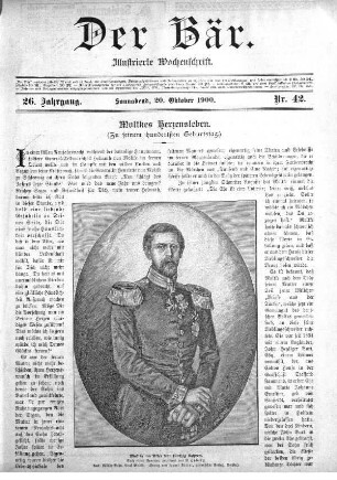 Sonnabend, 20. Oktober 1900 Nr, 42