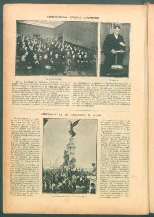 Homenaje al dr. Leandro N. Alem